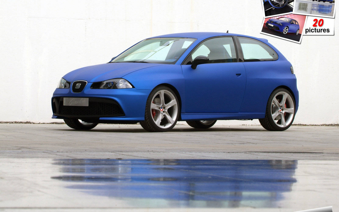 Красивый автомобиль Seat Ibiza в Москве