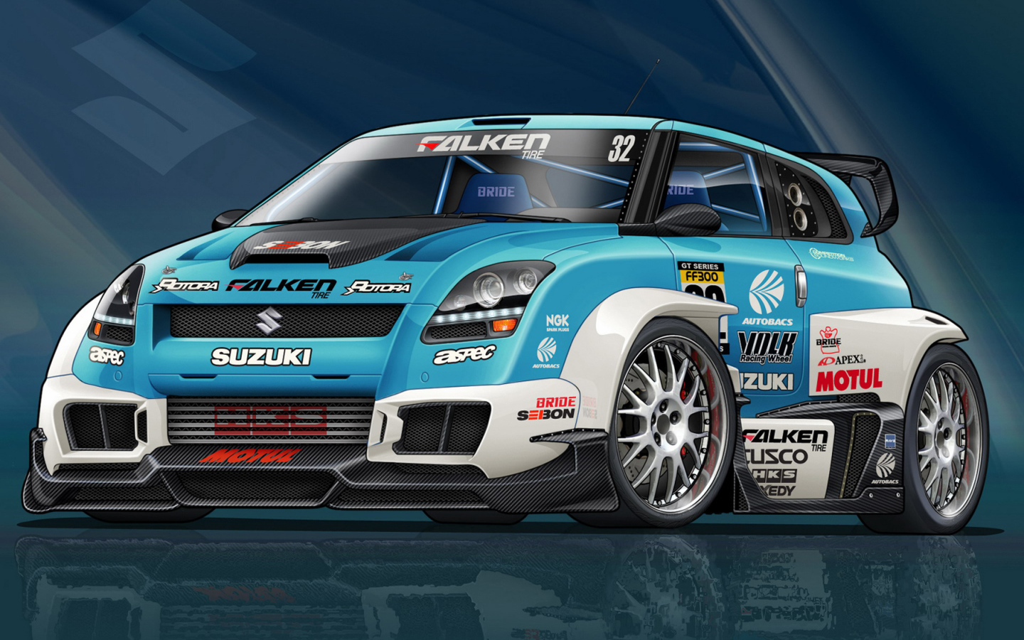  Красивый автомобиль Suzuki Swift