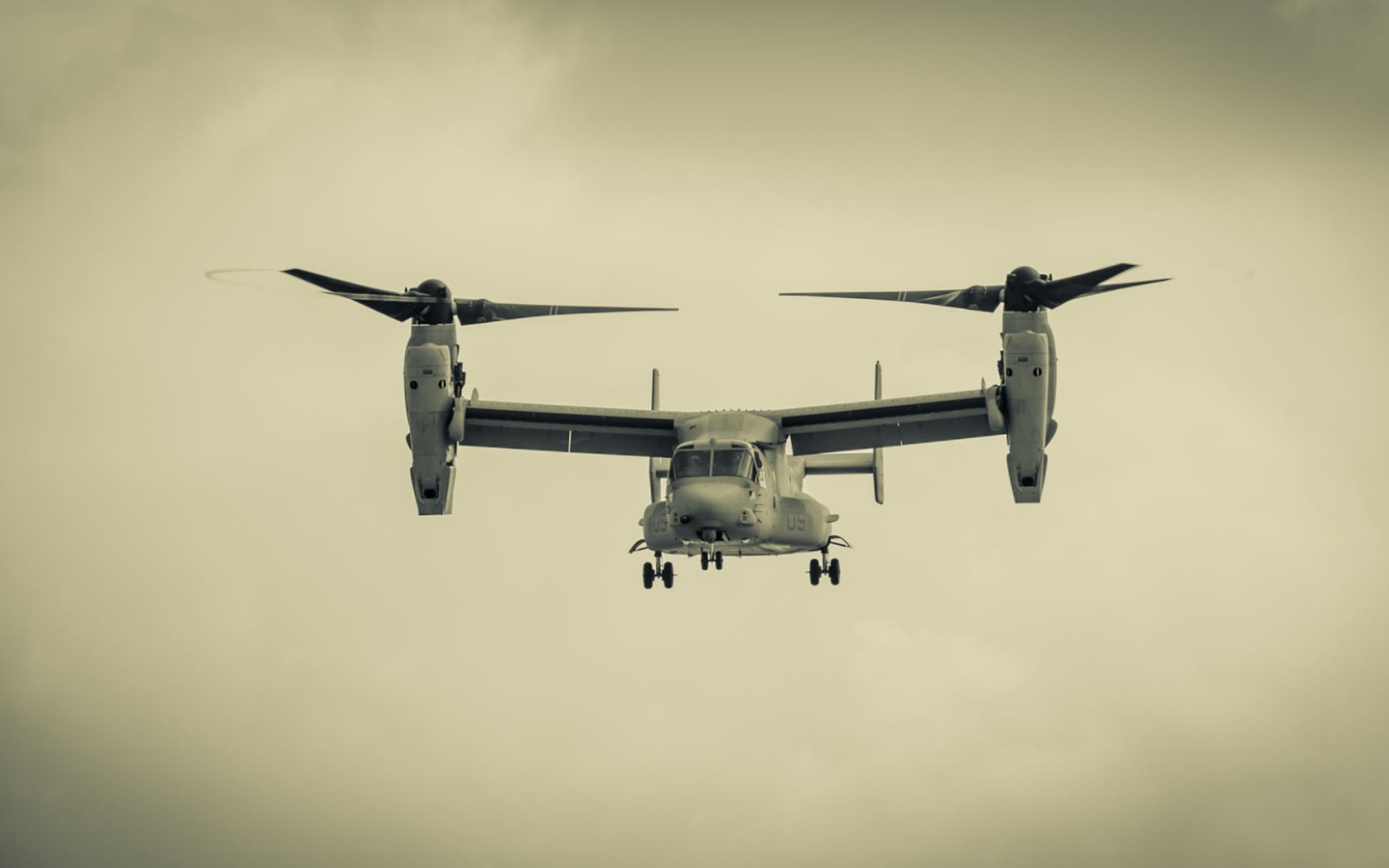 Вертолет с двумя винтами