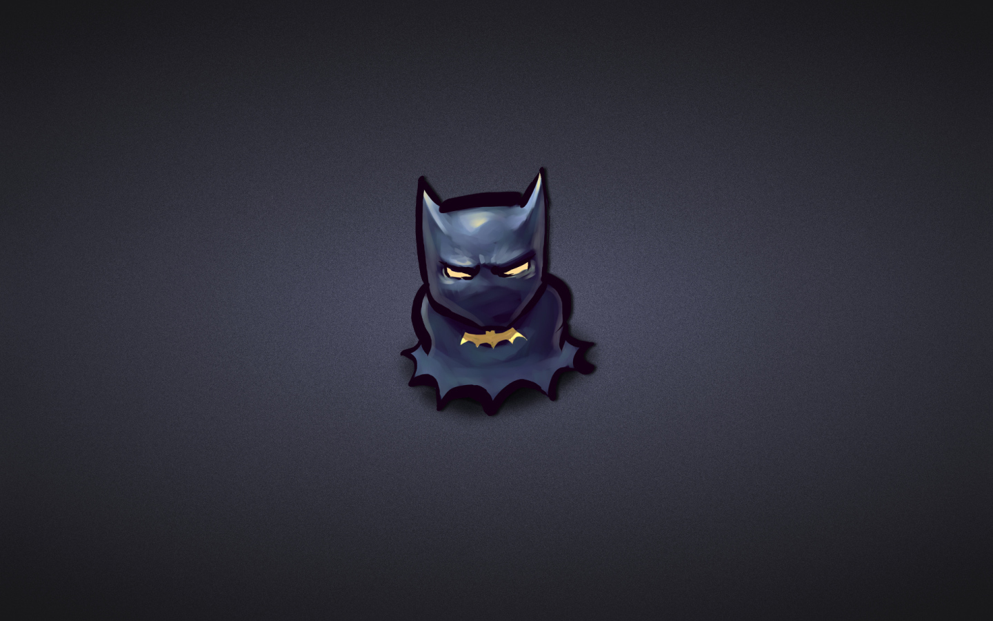 Бэтмен на синем фоне