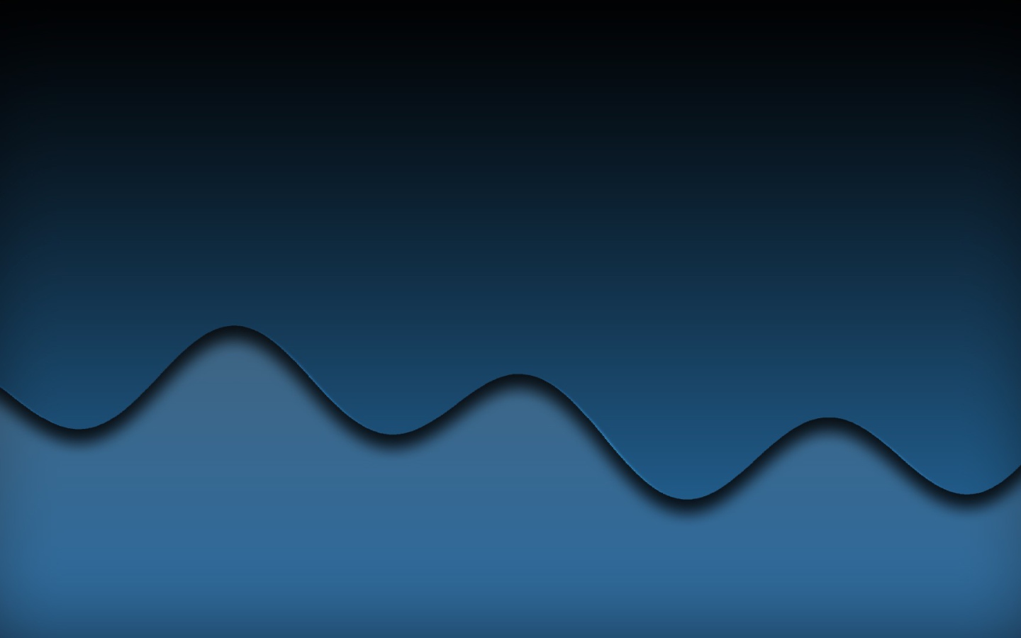 Волны синего цвета