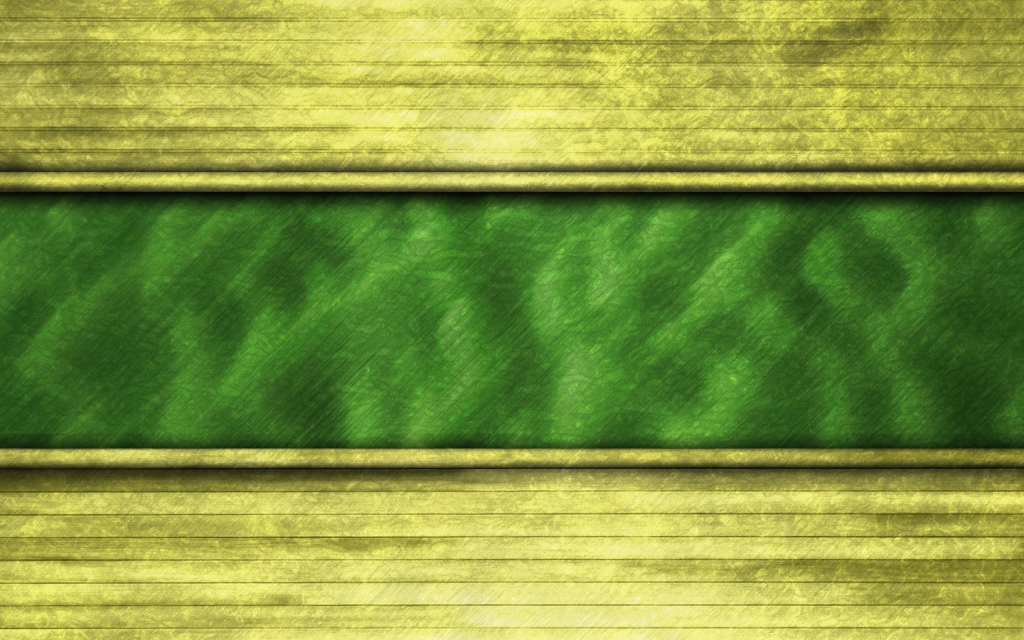 Желтые и зеленая полоса