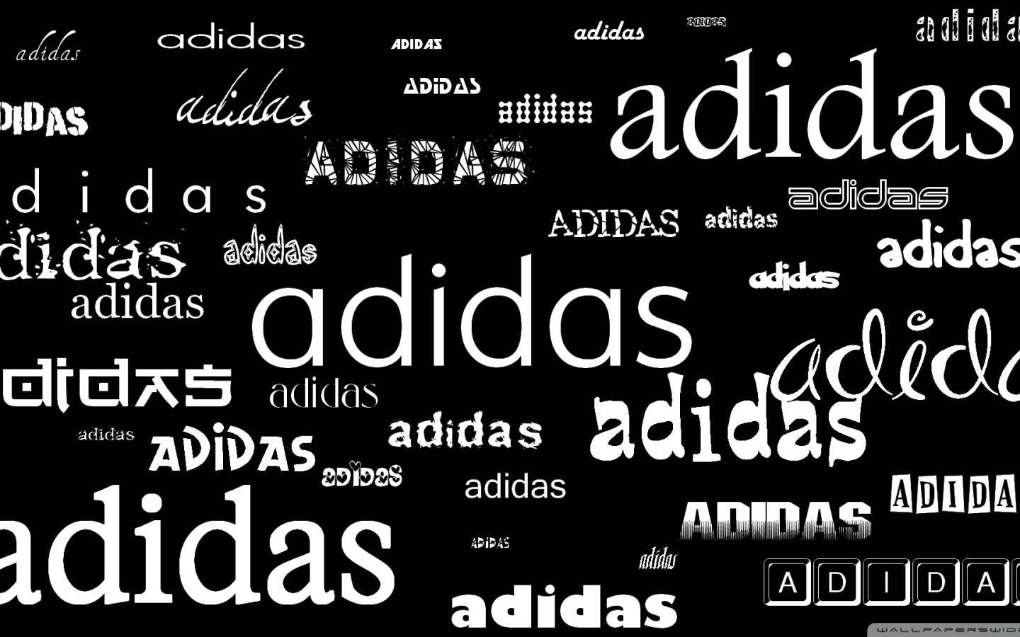 Надпись Адидас на разных языках