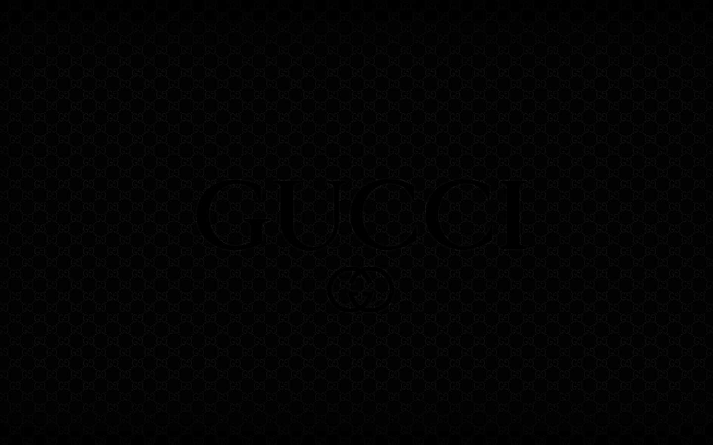 Черный логотип Gucci