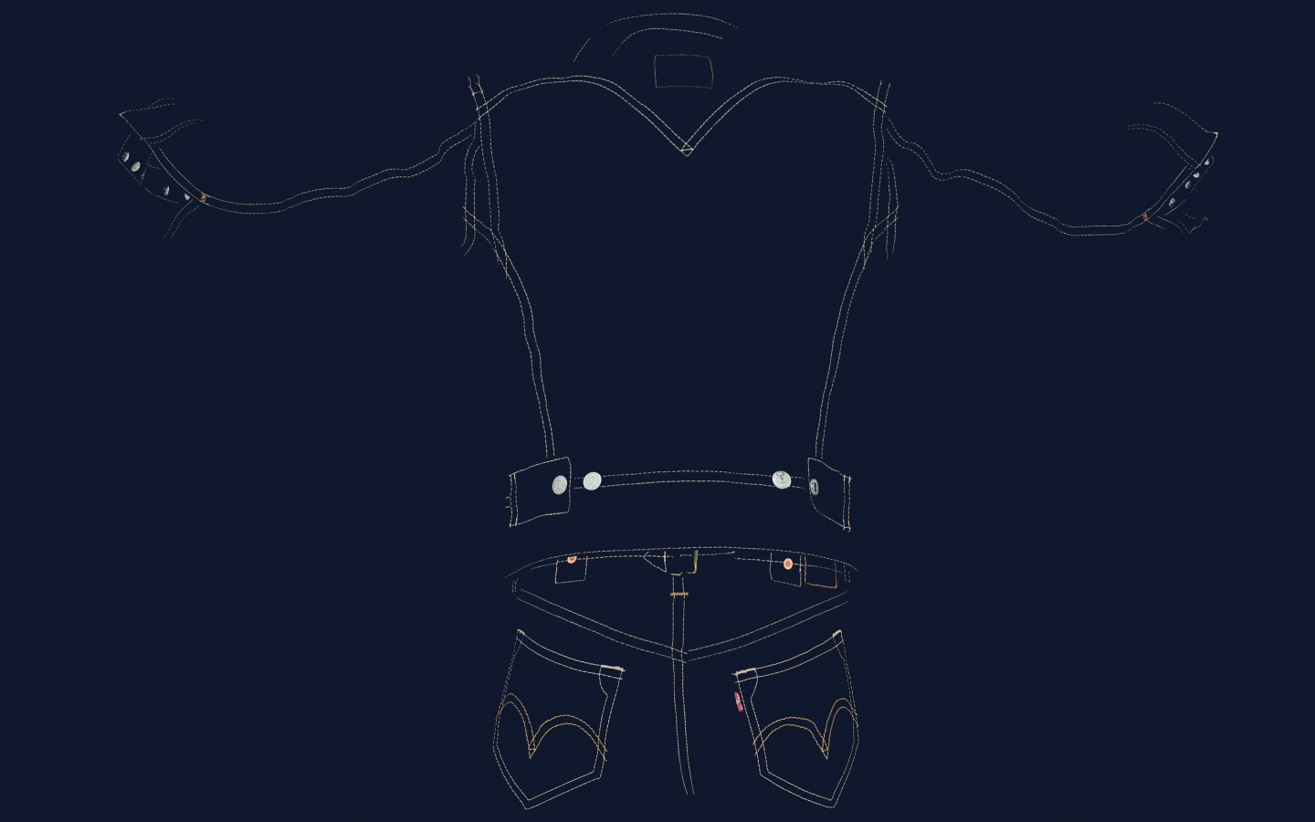 Дизайн джинсов Levi`s