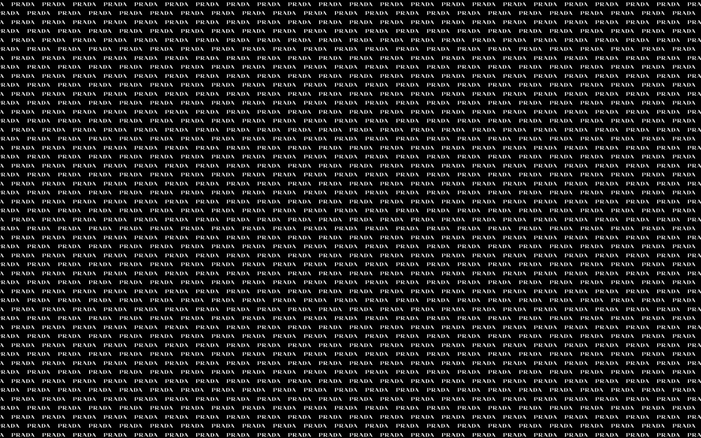 Текстура из названия бренда Prada