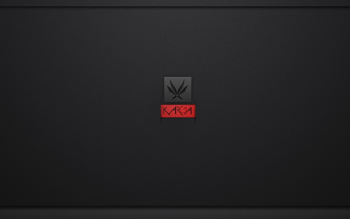 Логотип на черном фоне