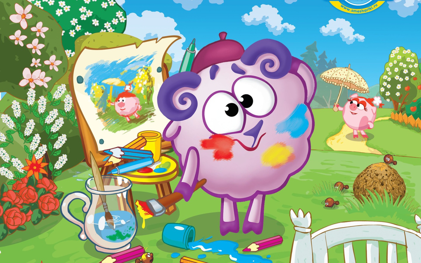 Бараш художник в мультфильме Смешарики