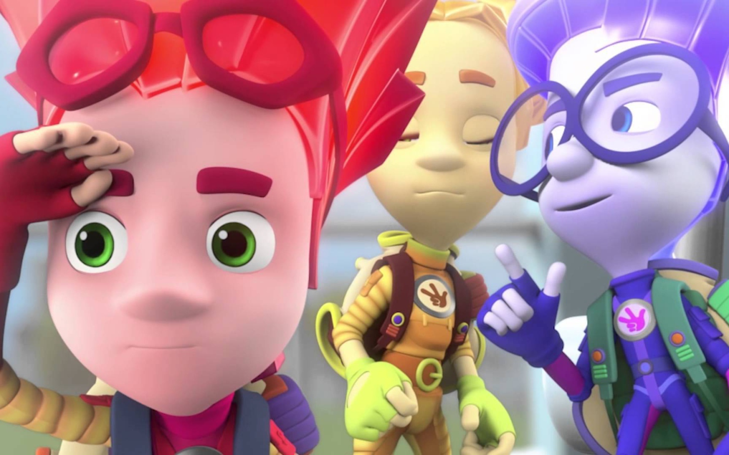 Фиксики смотрят вперед