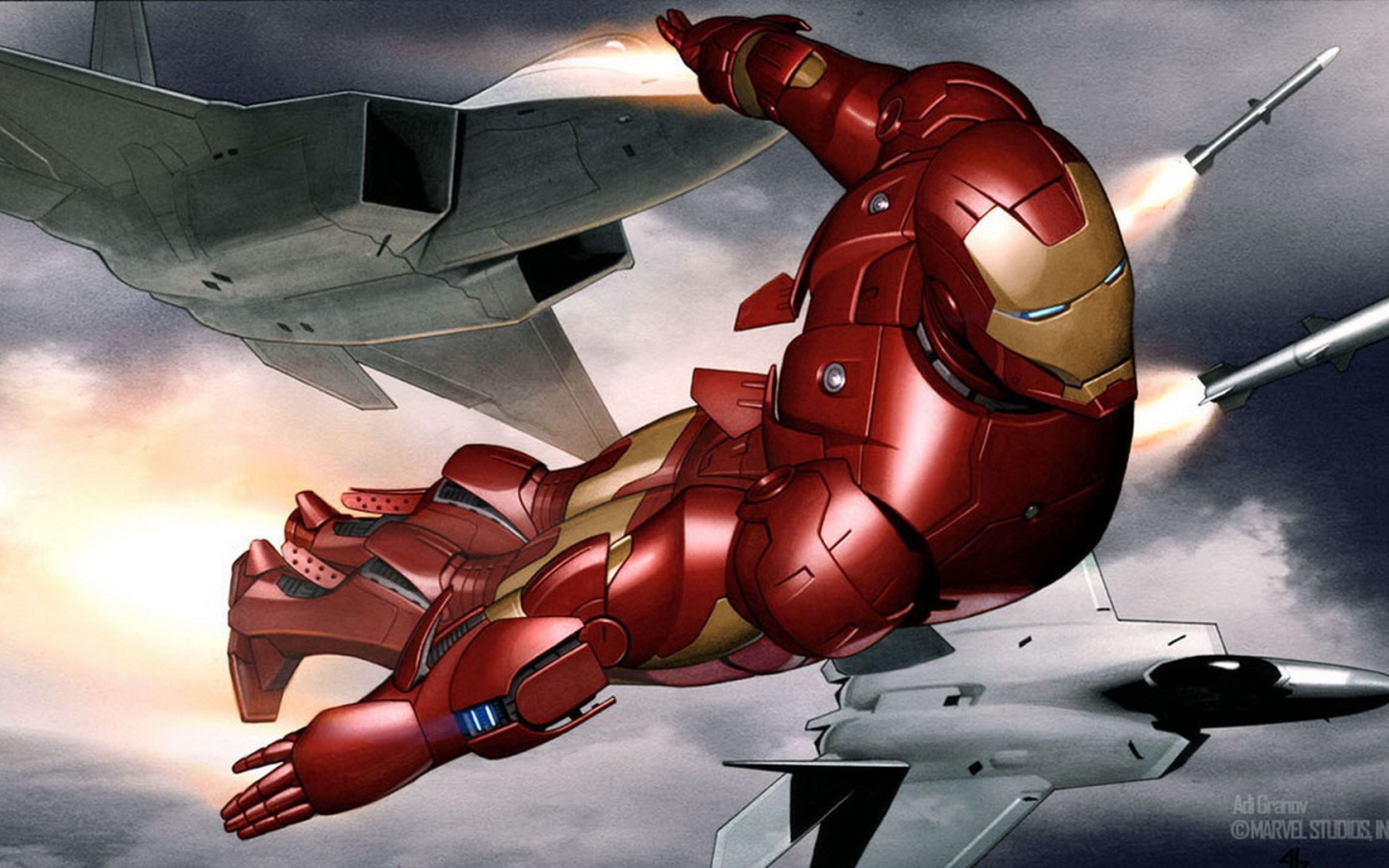 Железный человек в небе