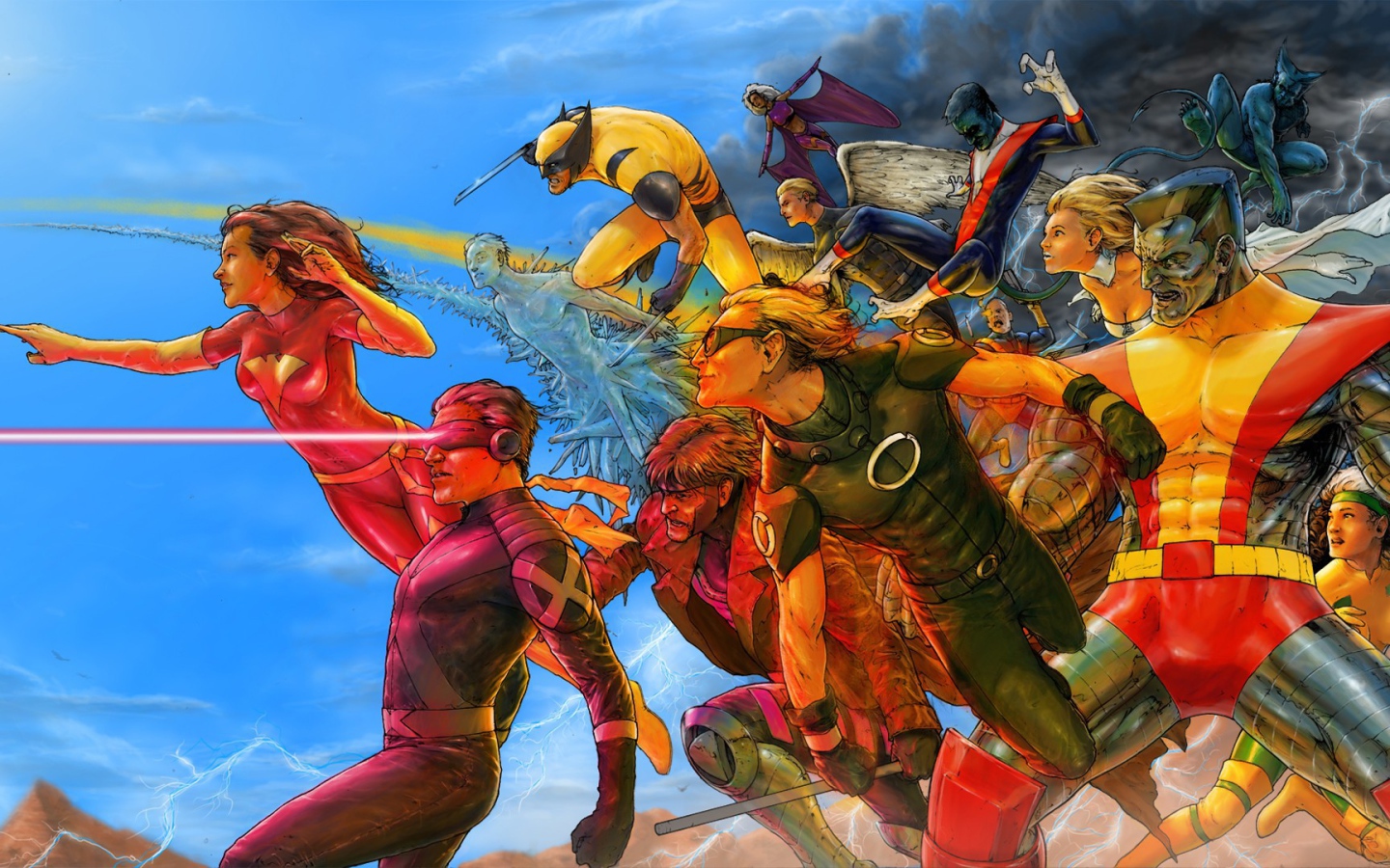 Супер герои идут к своей цели