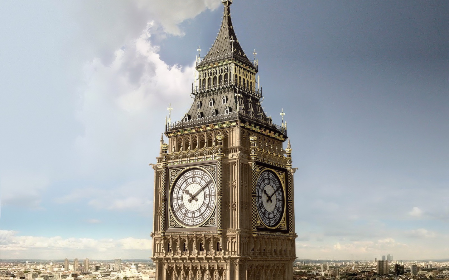 Биг бен в Лондоне Англия