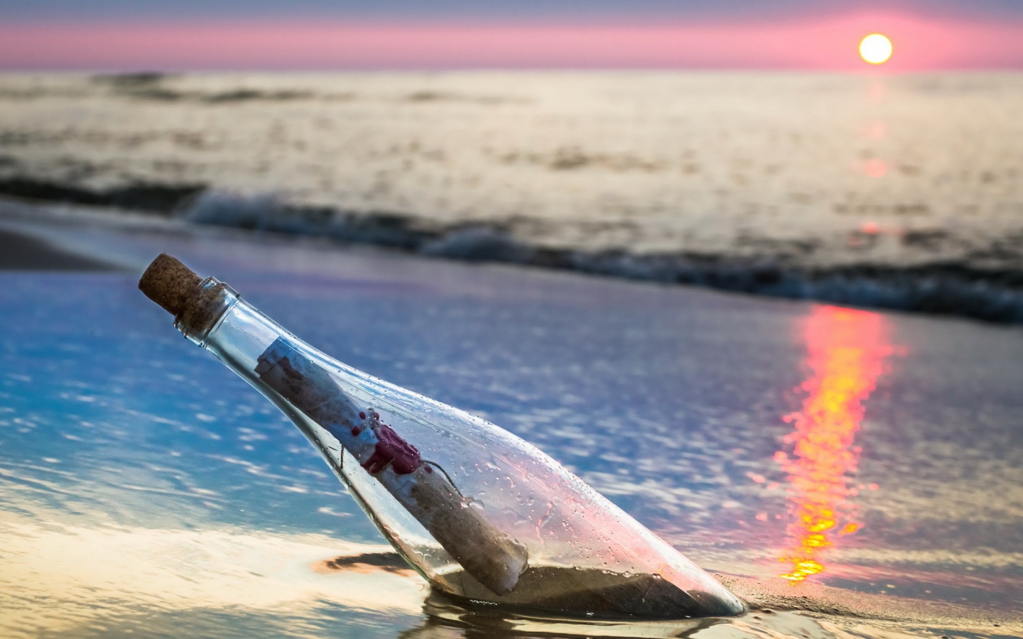 Бутылка с письмом