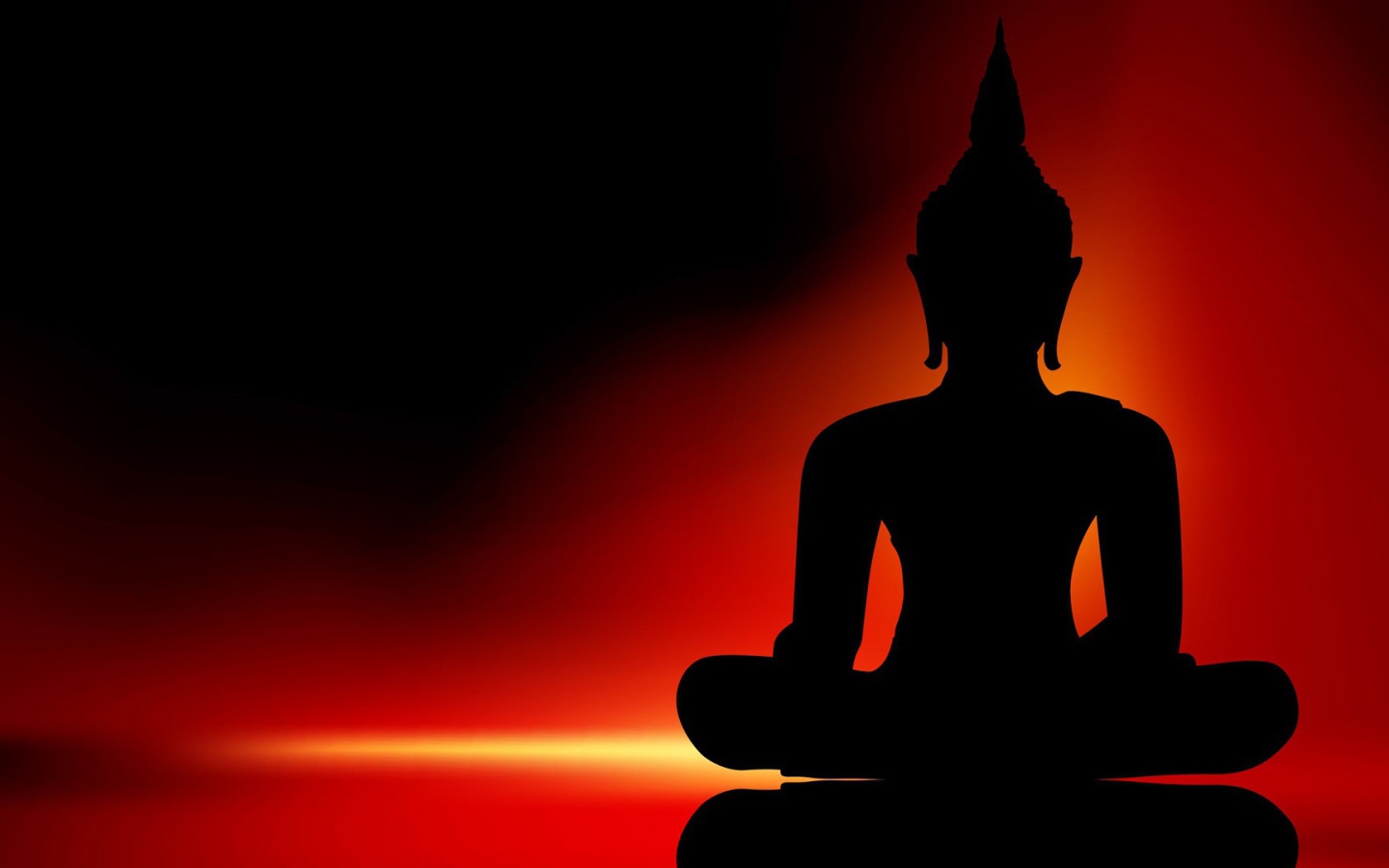 Будда на закате