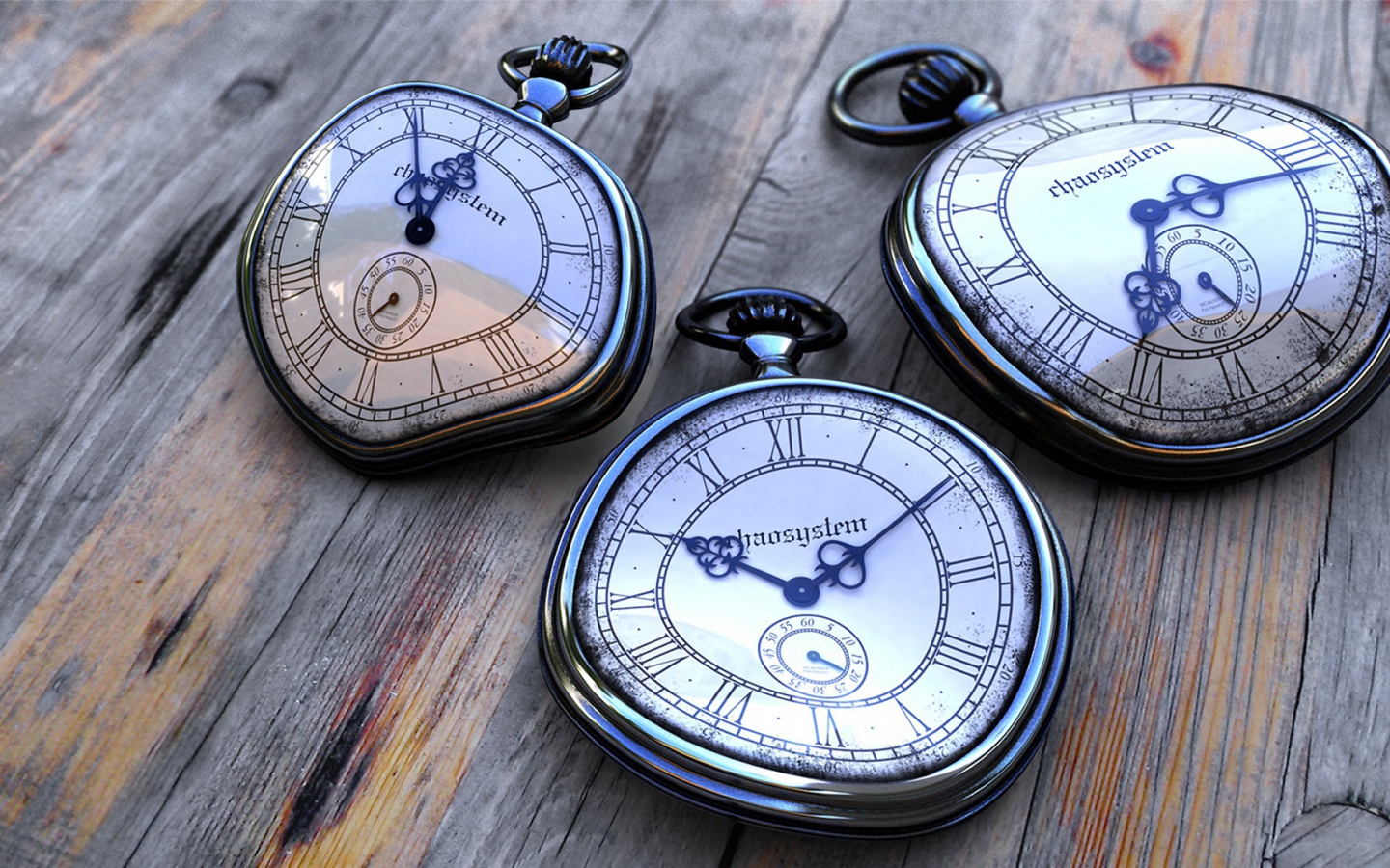 Изогнутые часы