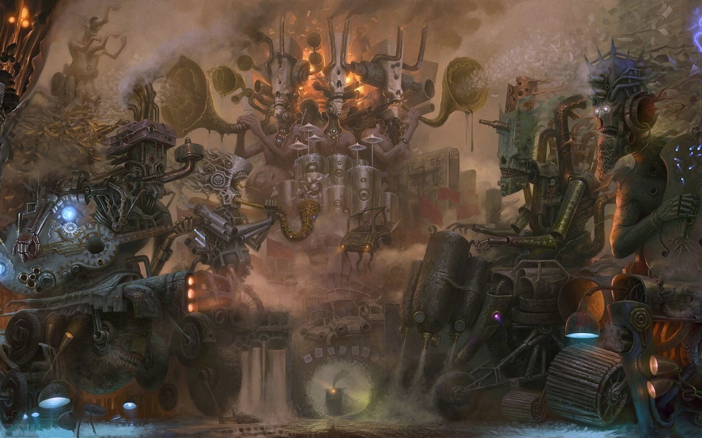 Фантастические конструкции стимпанк