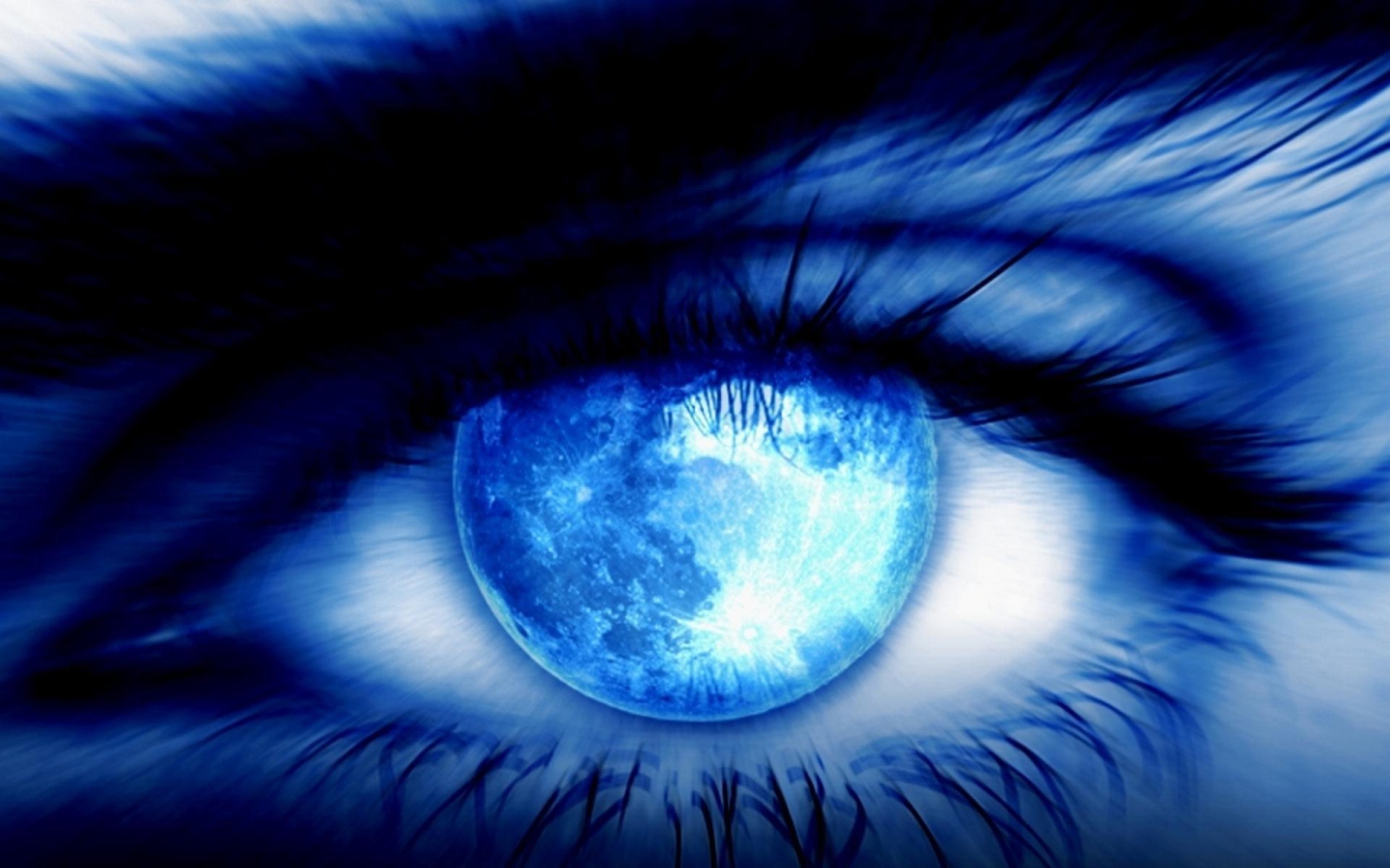 Неоновый глаз