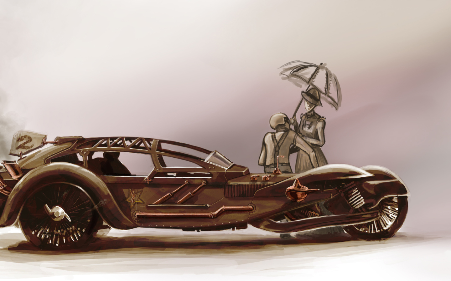 Облик автомобиля стимпанк