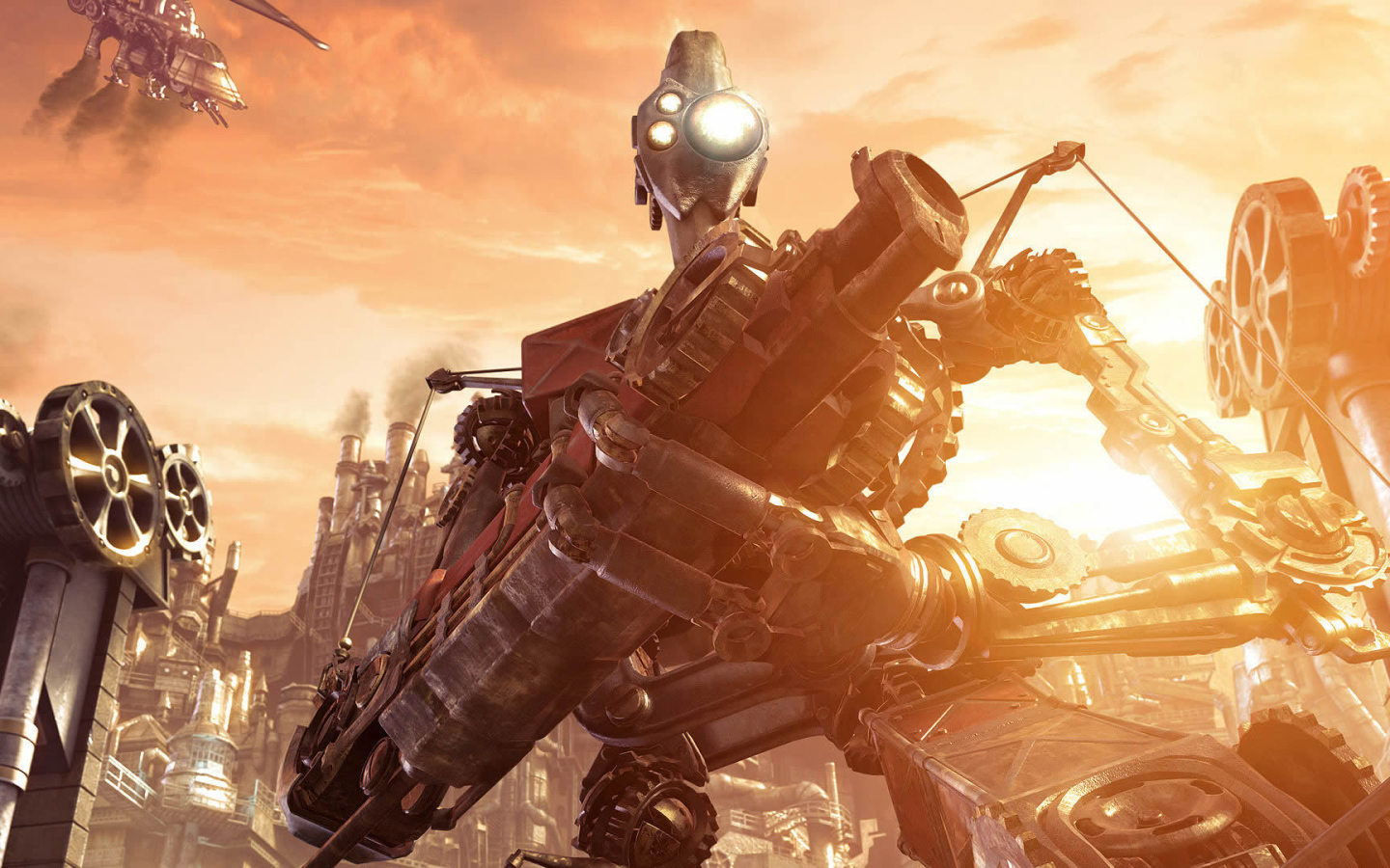 Робот будущего стимпанк