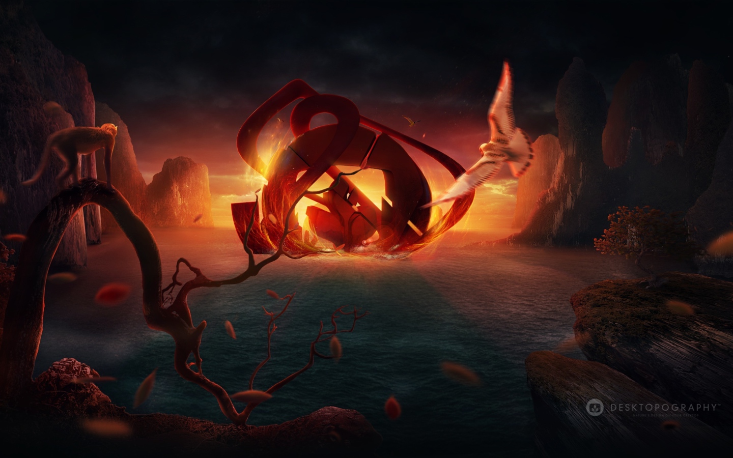 Эмблема в огне