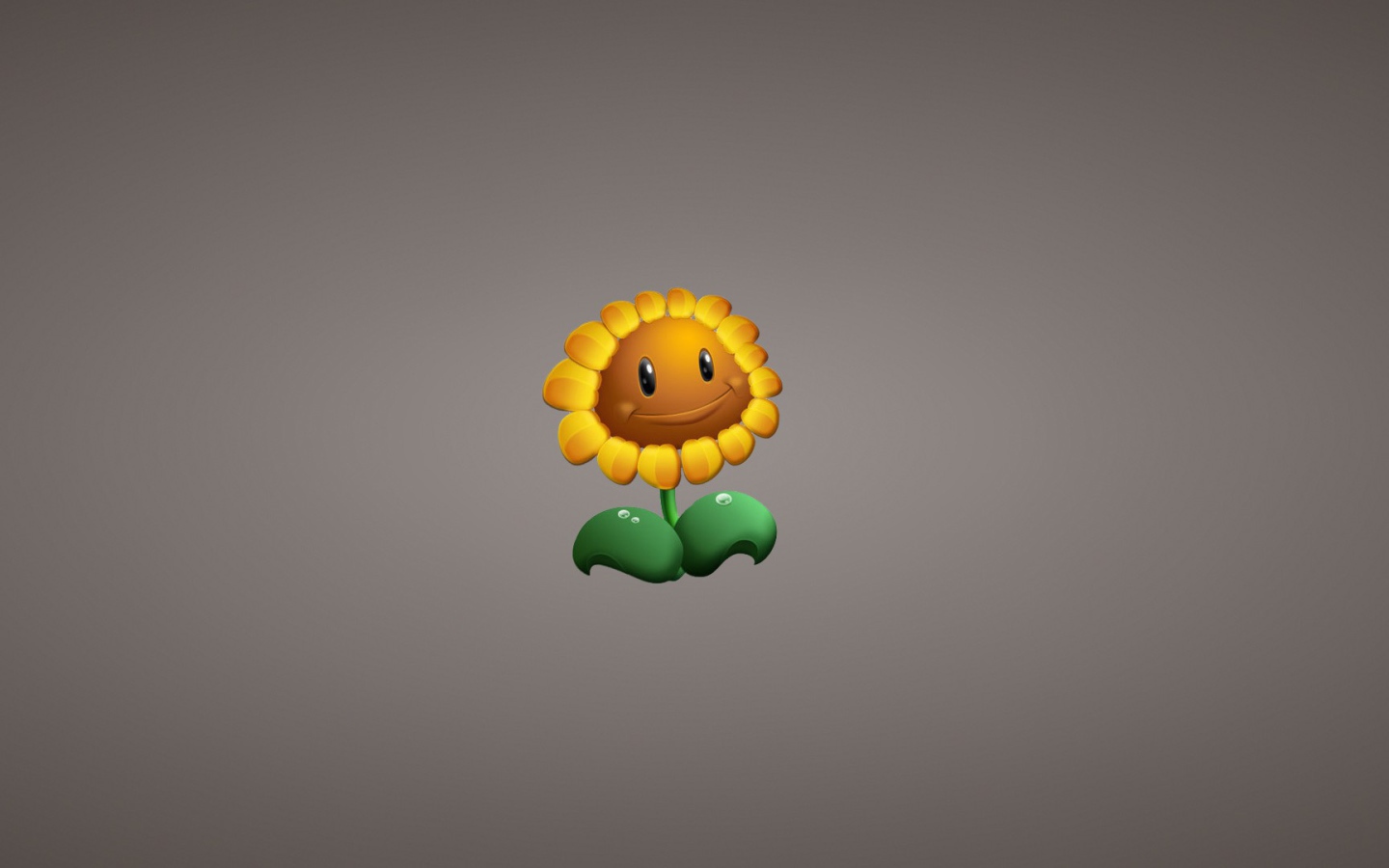 Пластиковый подсолнух