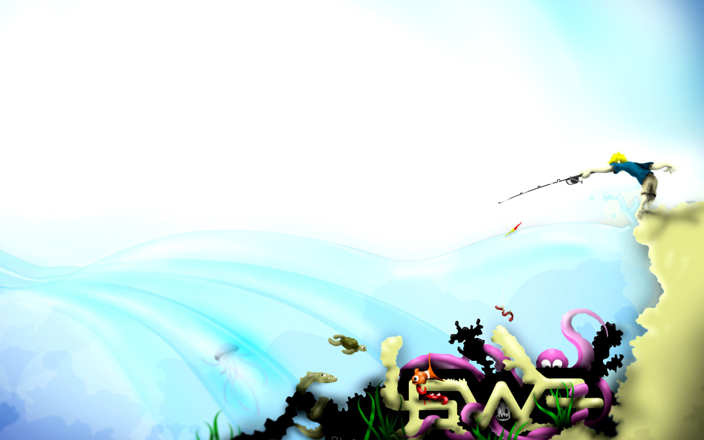 Мальчик рыболов