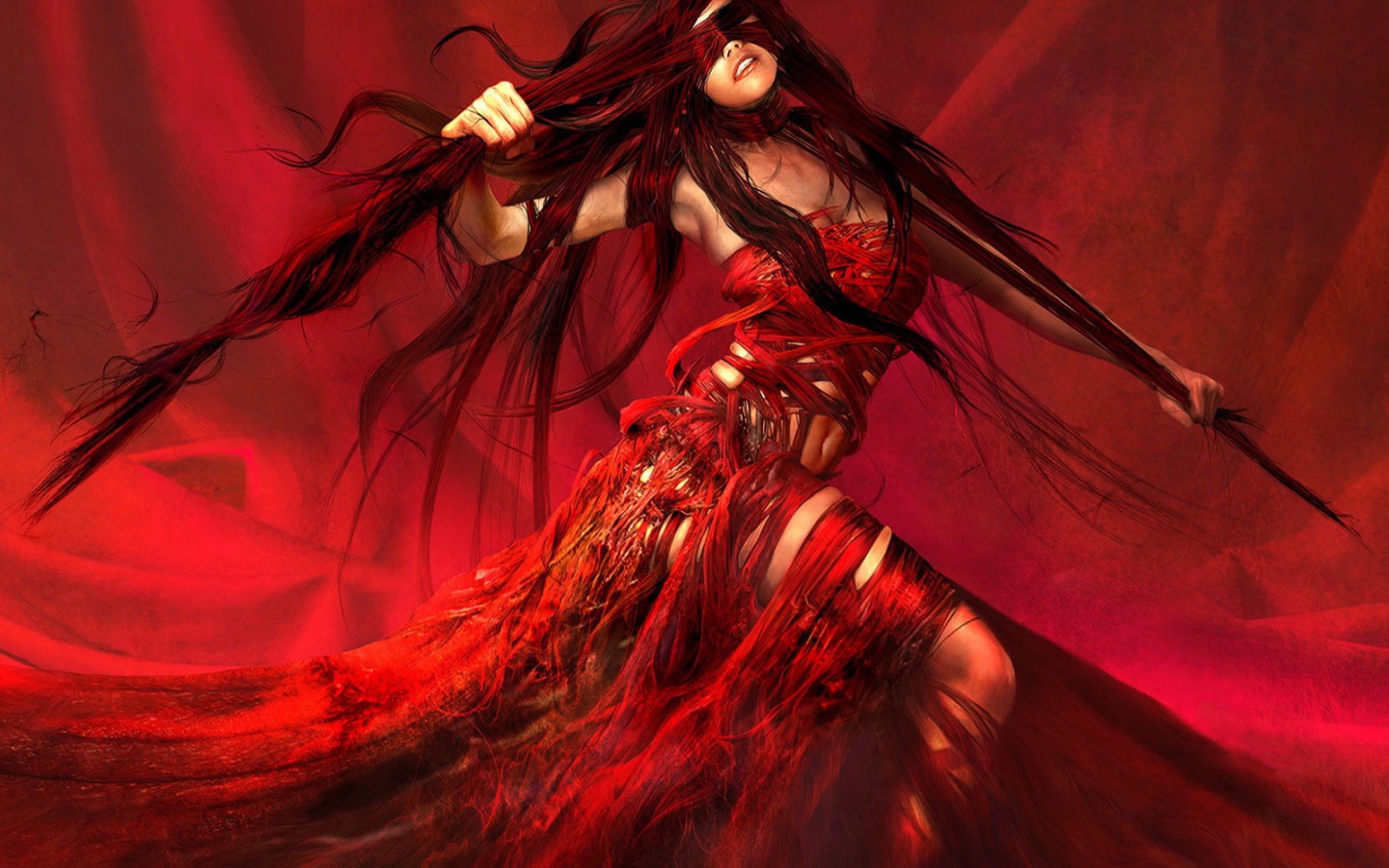 Женщина в движении