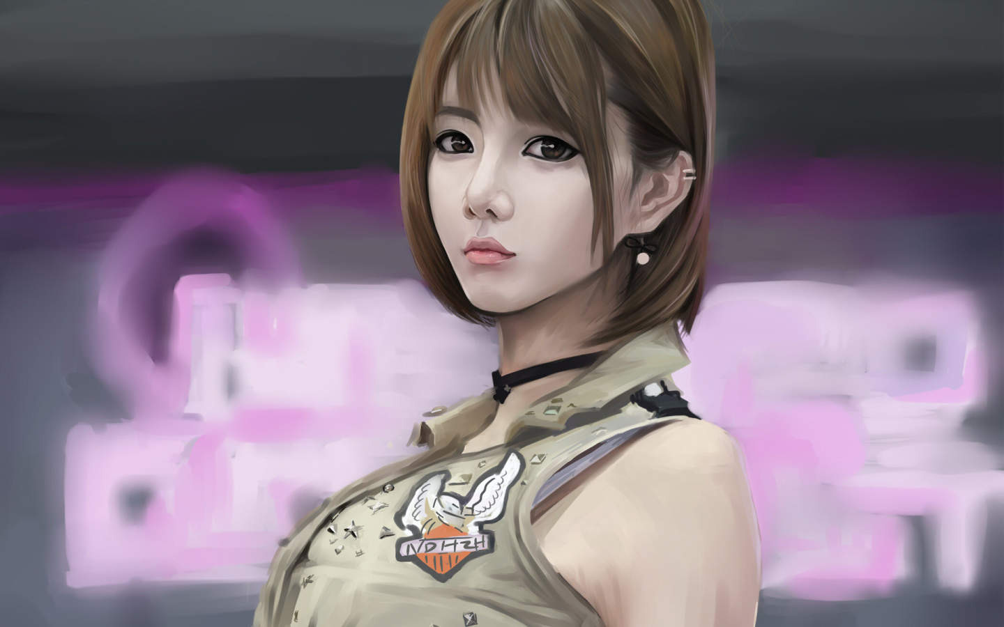 Портрет азиатки