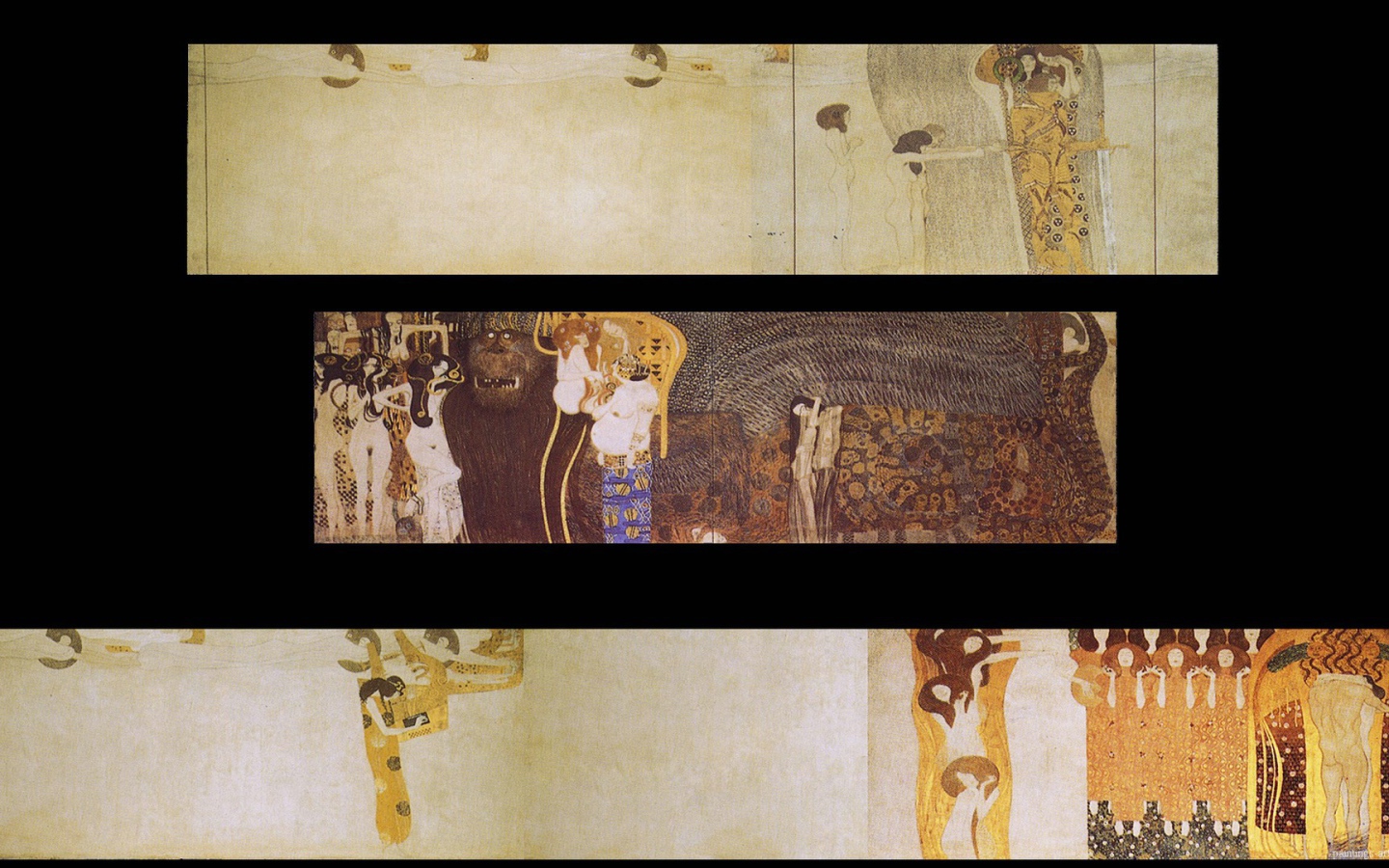 Картина Густава Климта - Три мира