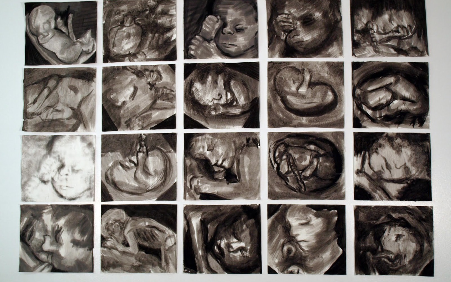 Картина Марлен Дюма - Плод