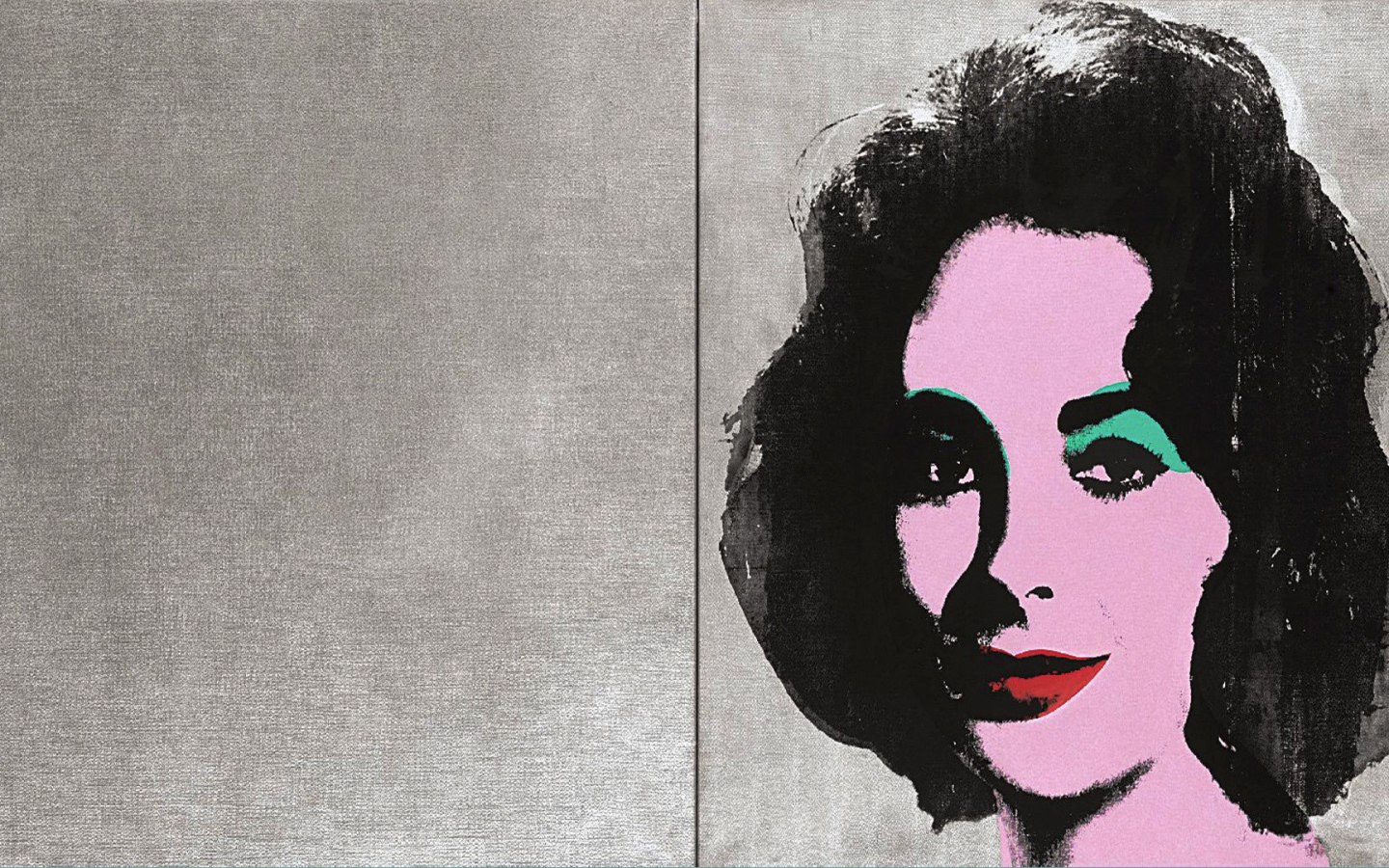 Картина Энди Уорхола красивой женщины