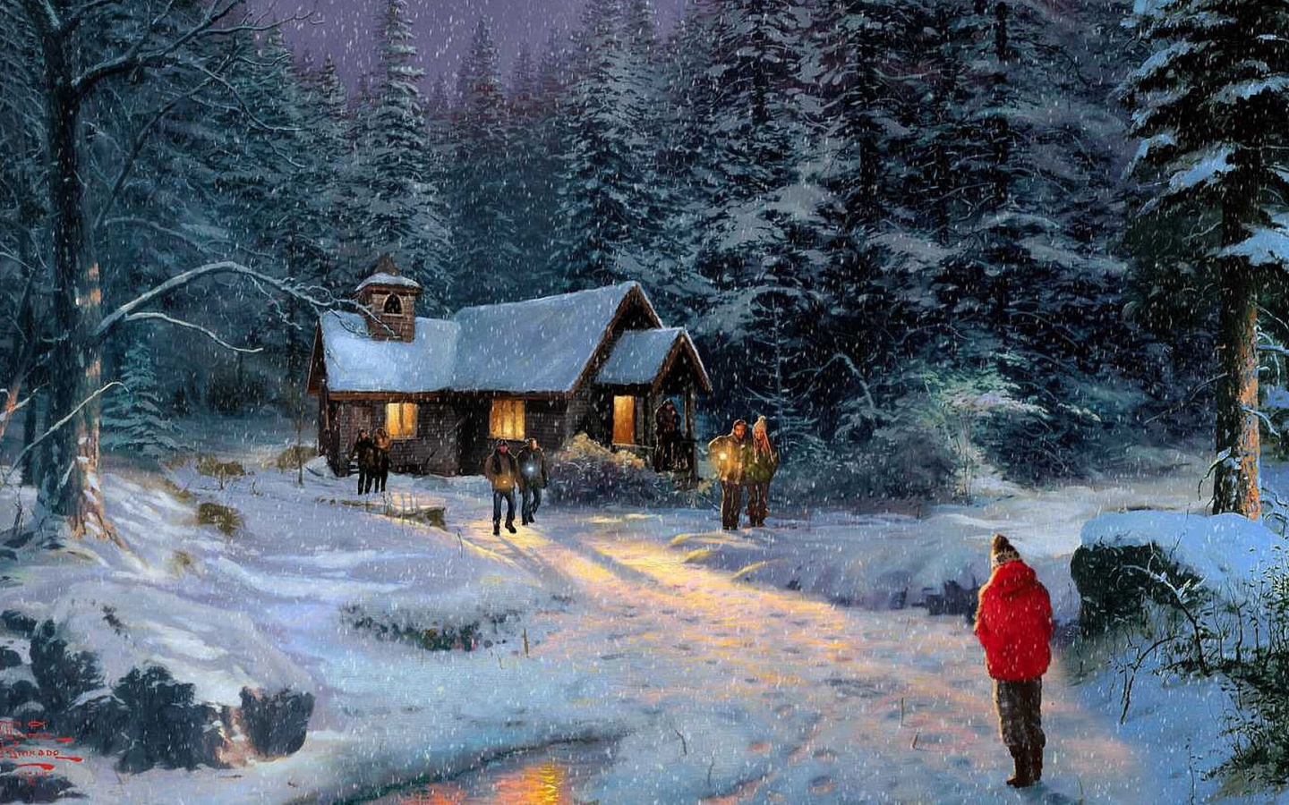 Картина Кинкейд Рождество