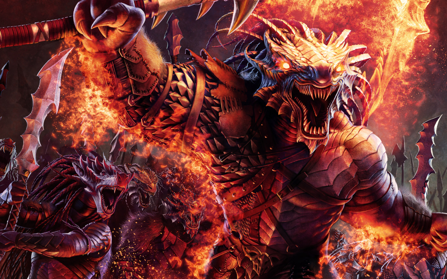 Воин с головой дракона