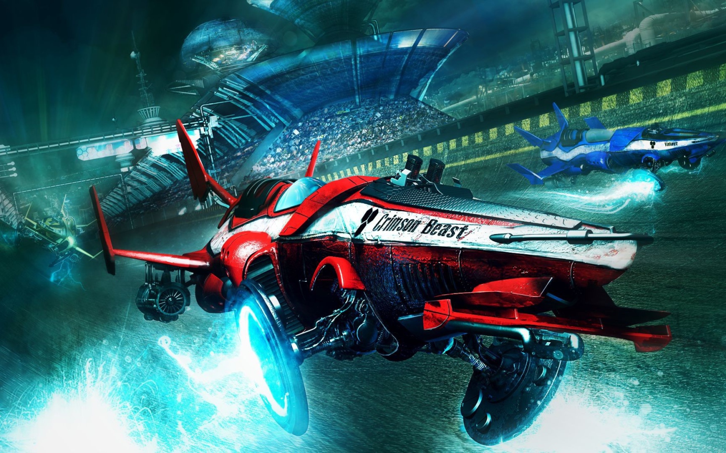 Гонки на летающих автомобилях