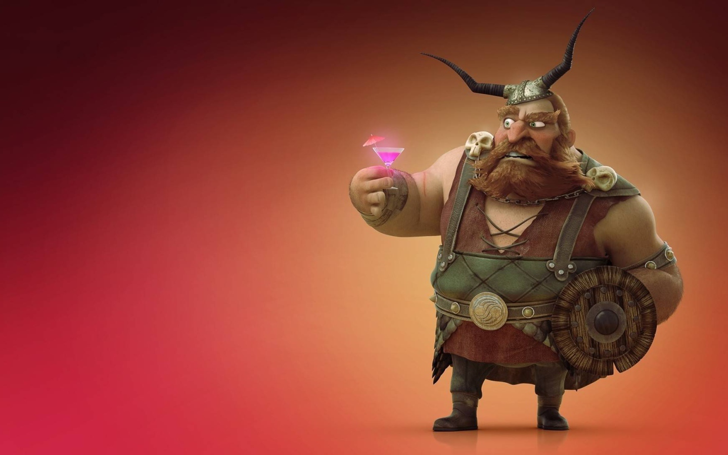 Викинг из мультфильма