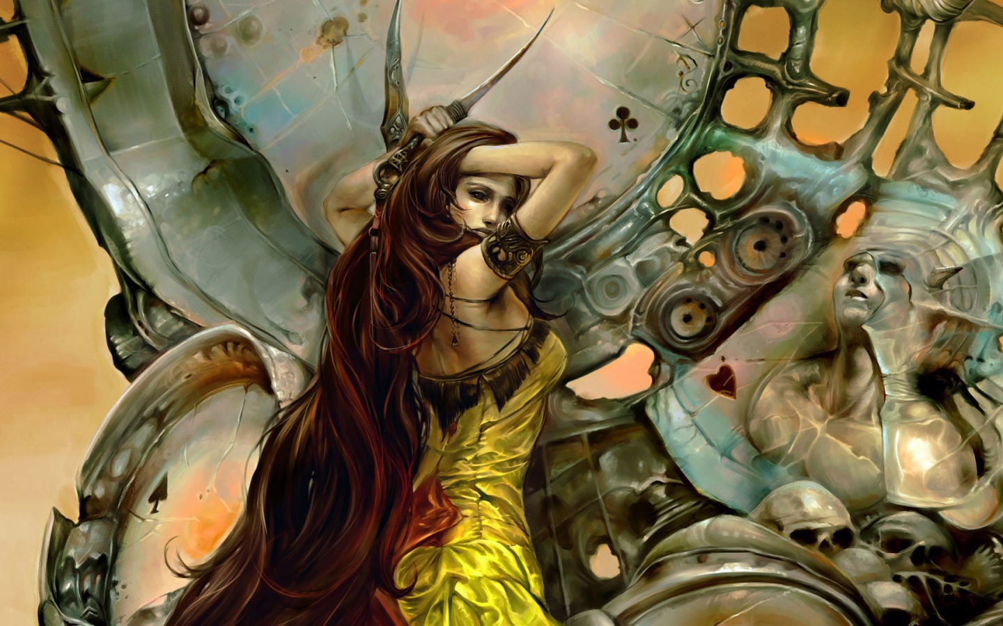 Девушка с кинжалом