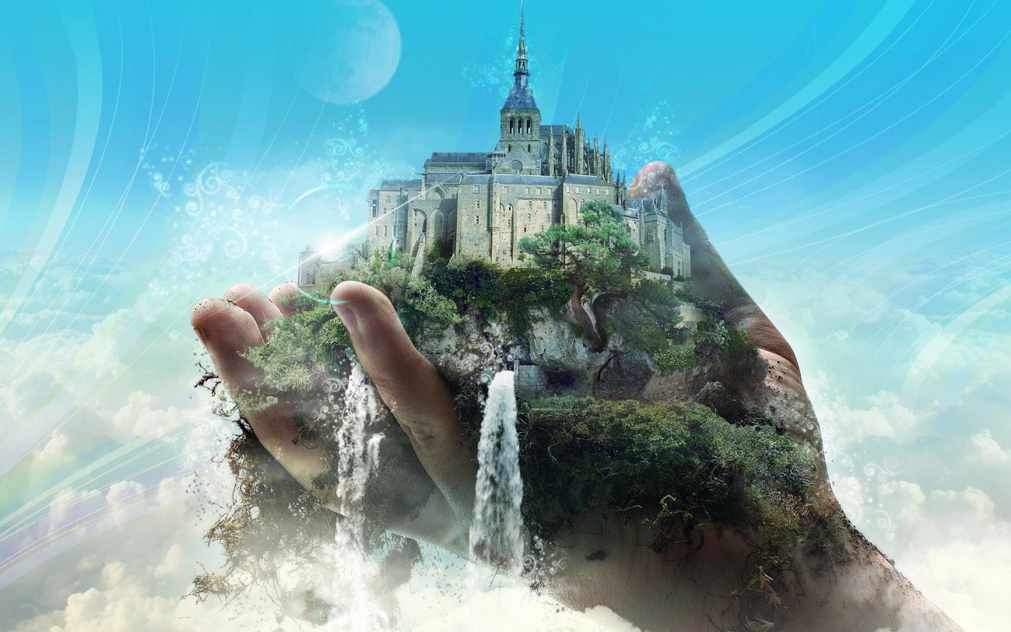 Дворец на руке