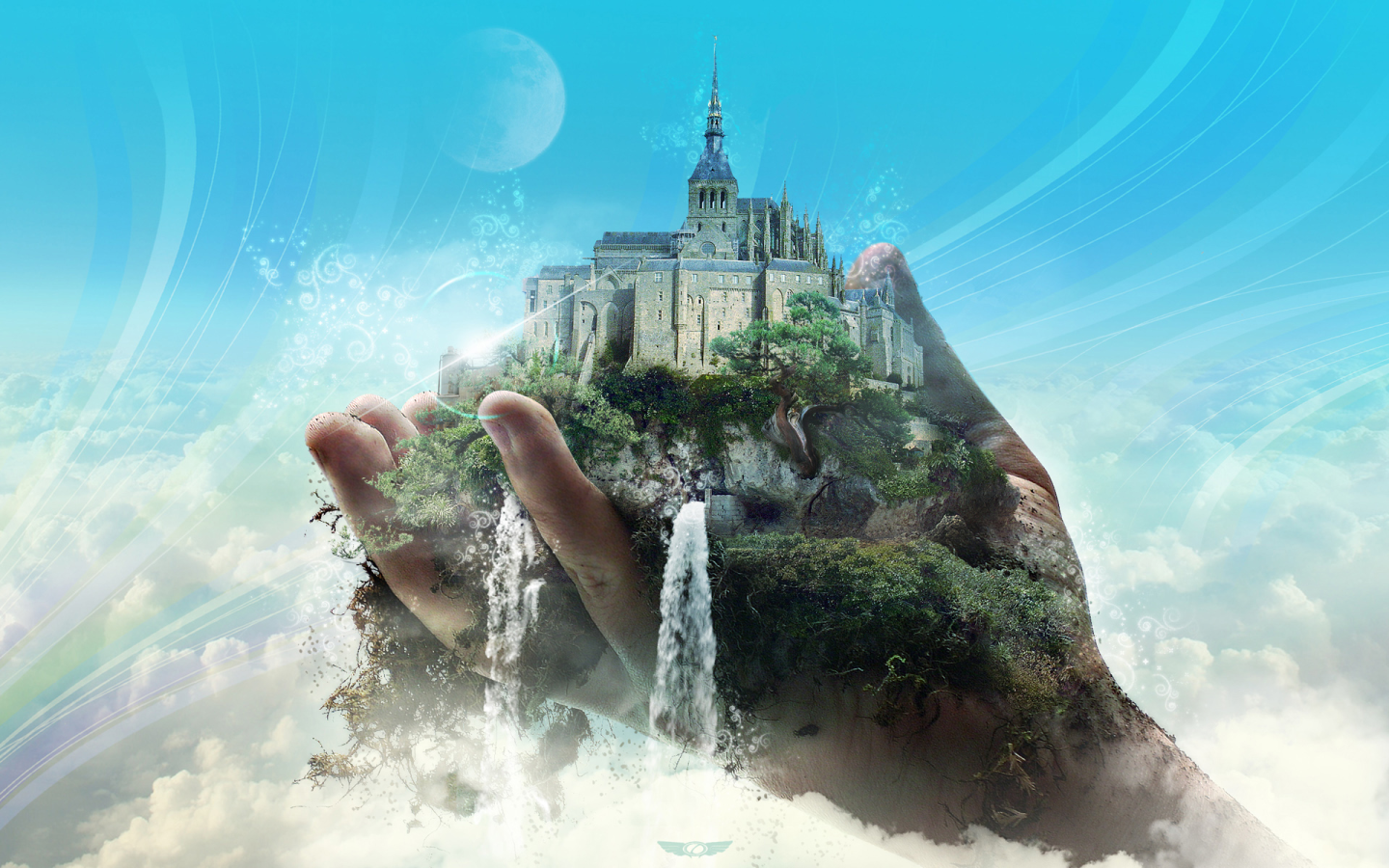 Дом на ладони