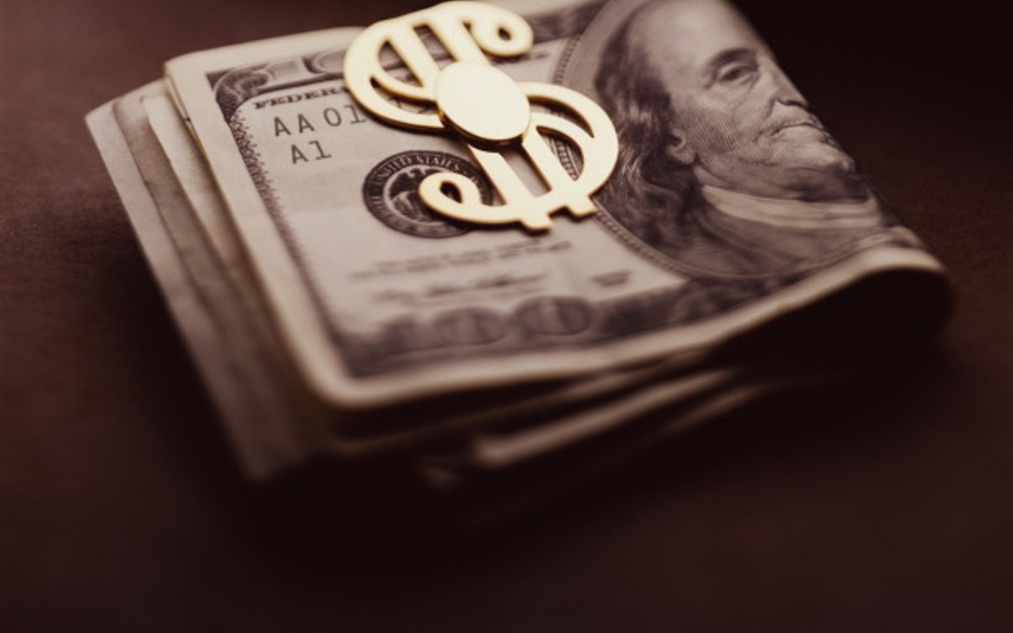 Заколка для долларов