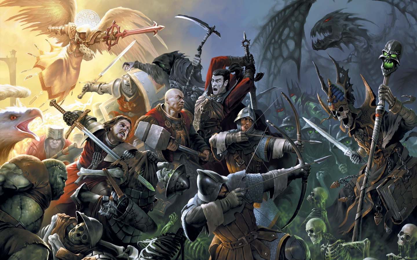 Сражение в игре Magic heroes 7