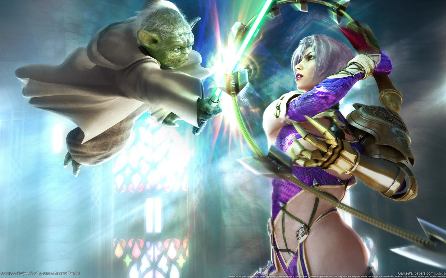 Видео игра Ivy Valentine Soul Calibur Yoda
