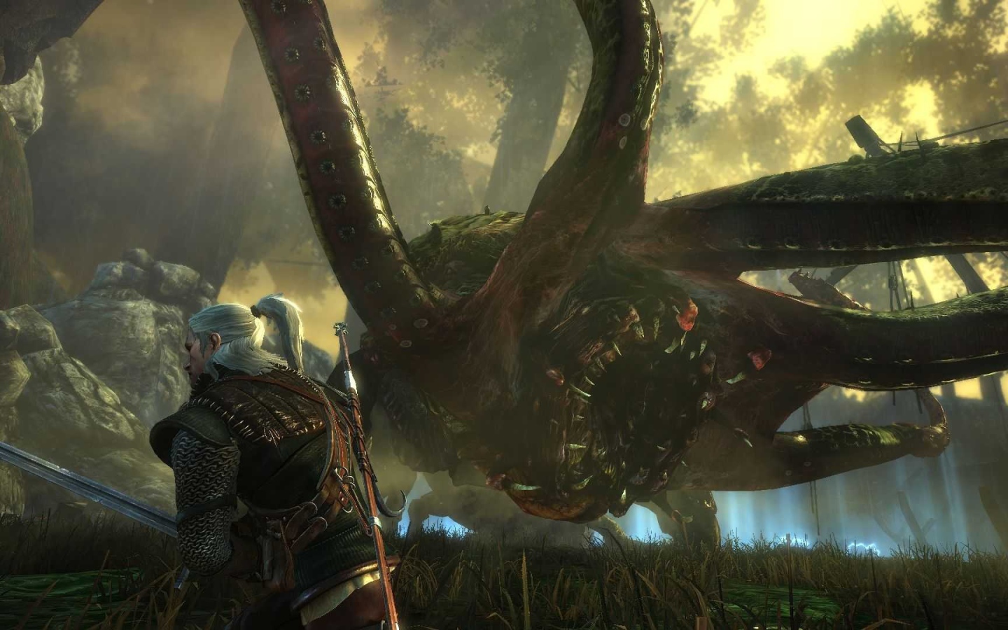 Лесной зверь в игре Ведьмак