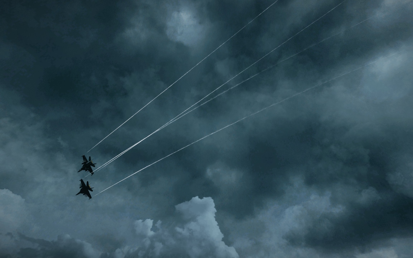 Два самолета из видео игры