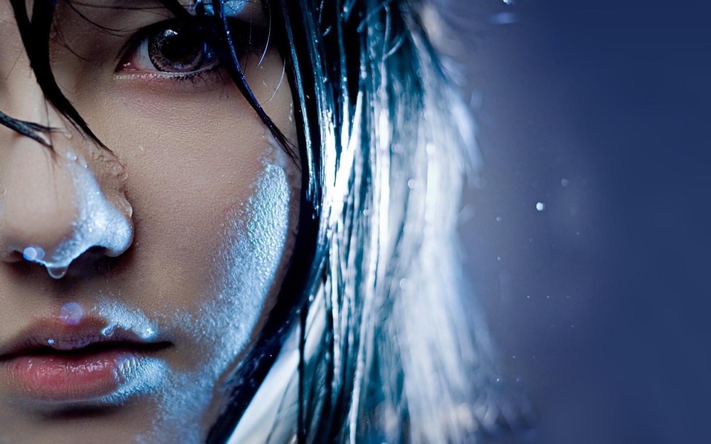 Девушка под дождем