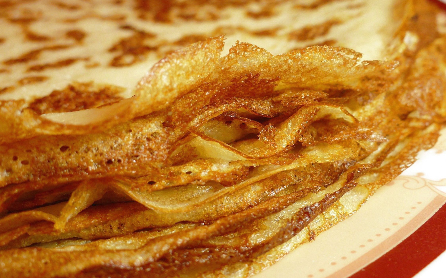 Румяные блины на Масленицу