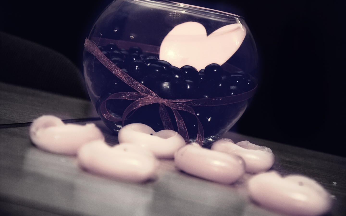 Сердце в чаше на День Влюбленных 14 февраля