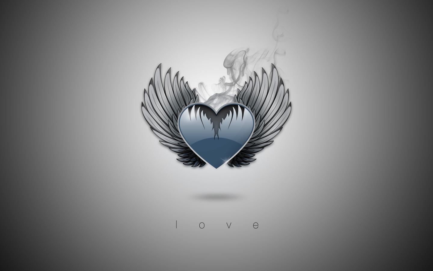 Сердечко с крыльями