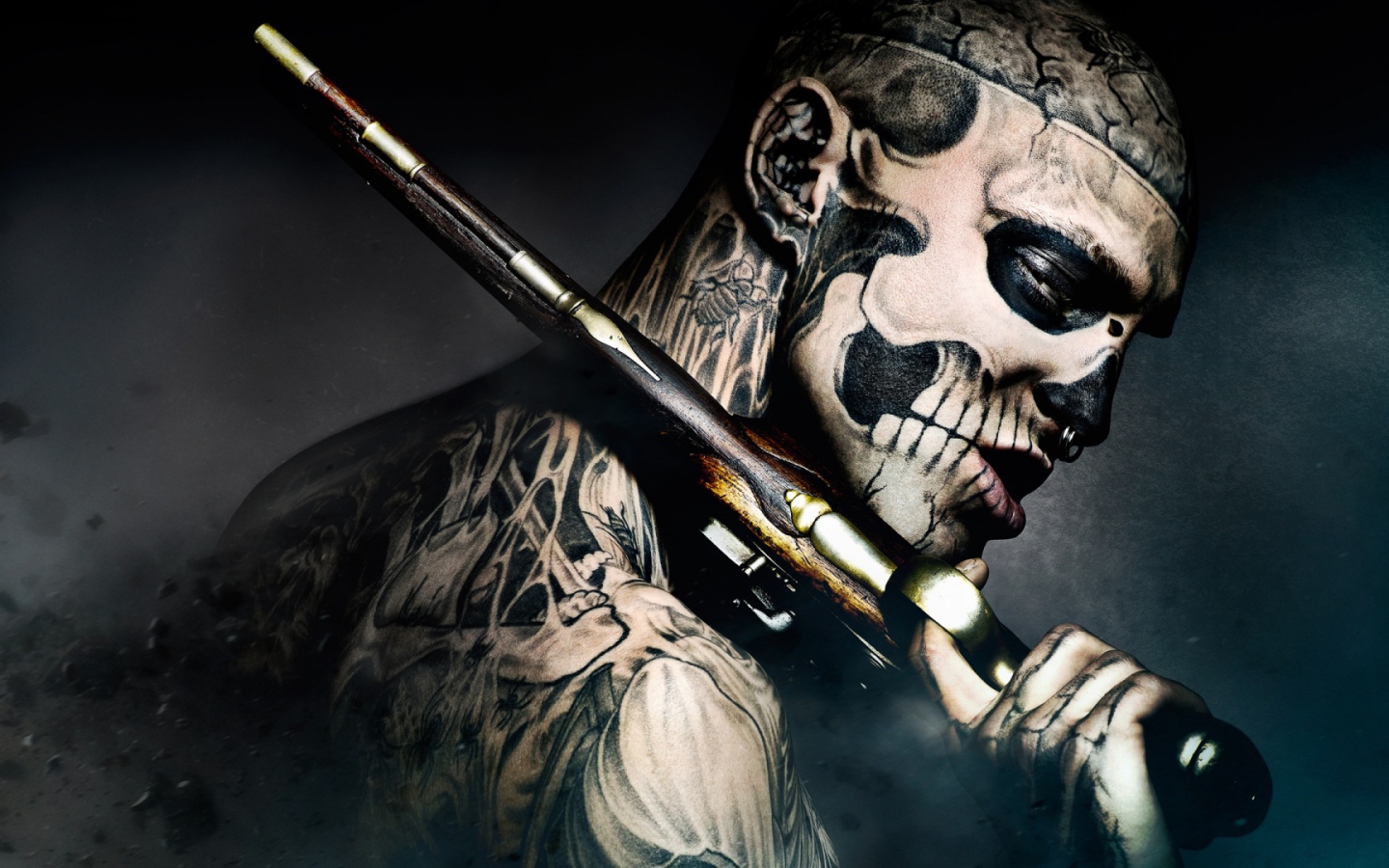 Человек зомби Рик Жене