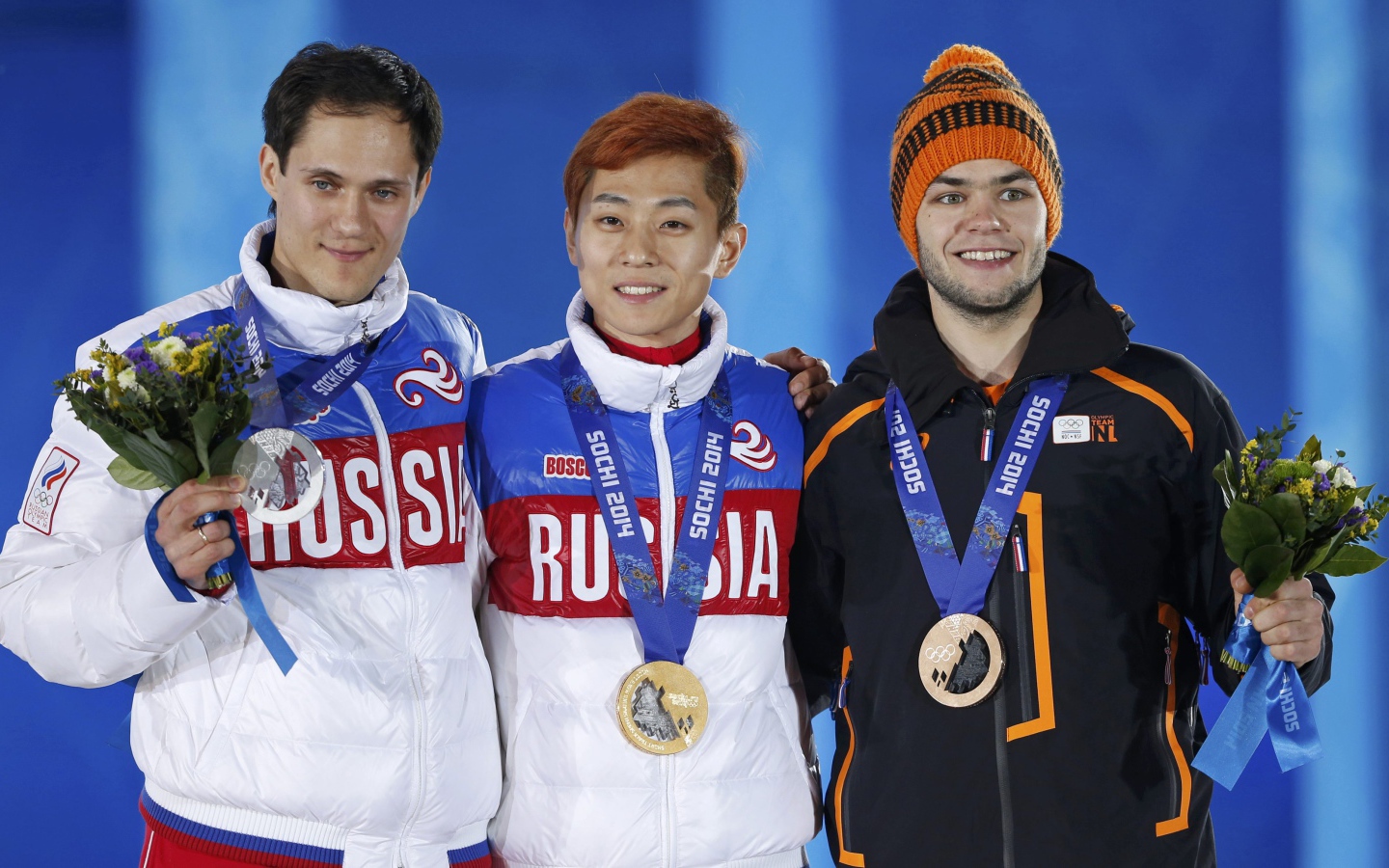 На пьедестале Олимпиады Виктор Ан