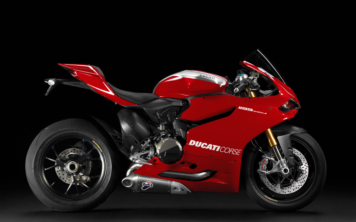 Красивый мотоцикл Ducati Superbike 1199 Panigale